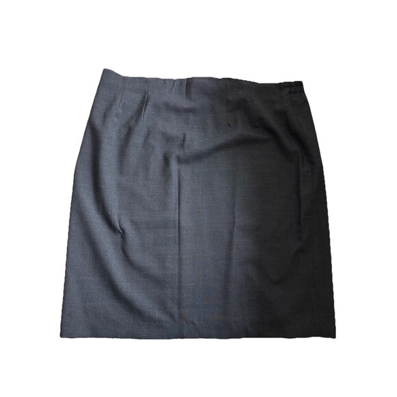 August Max Dresses & Skirts - August Max Woman Skirt 20 Gray Wool Blend Made in Italy Pencil Knee Length VTG